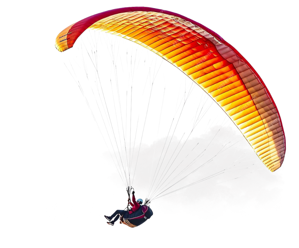 Paramotoring in the clouds